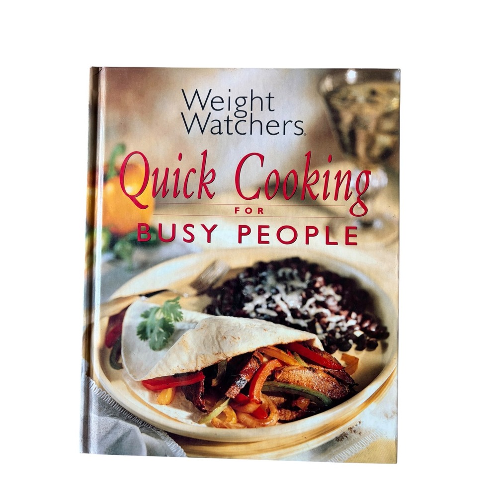 Weight Watchers Quick Cooking For Busy People OS Multicolor Hardcover Cookbook